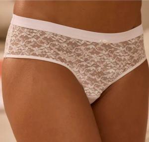 Vivance Stringpanty, aus zarter Spitze in blumiger Optik mit hübschem Zierdetail, Dessous