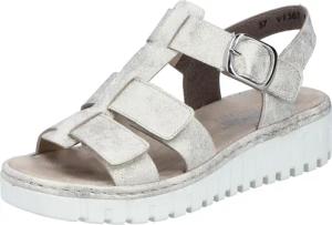 Rieker Plateausandale, Riemchensandale, Sommerschuh, Sandalette mit Klettriemchen