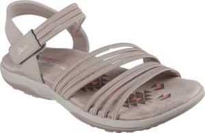 Skechers Sandale "REGGAE SLIM", Sommerschuh, Trekking Sandale mit praktischem Klettverschluss