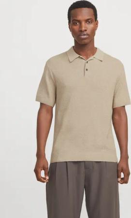 Jack & Jones Polokragenpullover "JPRCCCOOPER KNIT POLO SS SN"