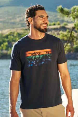 Sunrise Herren T-Shirt - Dark Blau