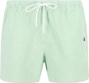 Tommy Hilfiger Herren Badeshorts grün Mikrofaser Gestreift