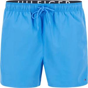 Tommy Hilfiger Herren Badeshorts blau Mikrofaser unifarben