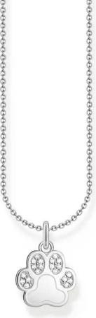 THOMAS SABO Silberkette Thomas Sabo Damen-Kette 925er Silber Zirkonia, Charming