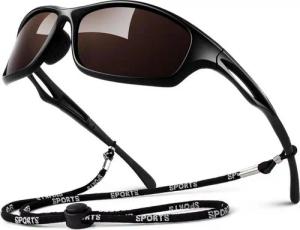 LuxusKollektion Sonnenbrille Polarisierte Sonnenbrille Herren TR90 Sportbrille UV400 Cat 3 CE