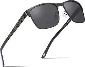 LuxusKollektion Sonnenbrille Polarisierte Herren Sonnenbrille Metallrahmen UV 400 Sportbrille