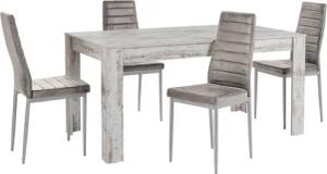 INOSIGN Essgruppe Lynn160/Kate, (Set, 5-tlg), Tisch mit 4 Stühlen