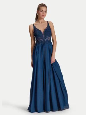 Hey Kyla Abendkleid 5AI081HK Dunkelblau Slim Fit