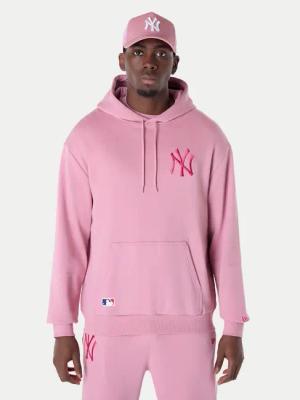 New Era Sweatshirt New York Yankees MLB League 60596174 Rosa Regular Fit
