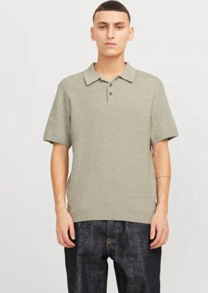 Jack & Jones Polokragenpullover "JPRCCCOOPER KNIT POLO SS SN"
