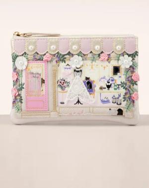The Wedding Shop Zipper Coin Portemonnaie in Champagne