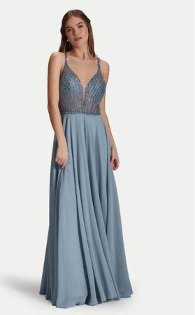 Hey Kyla Abendkleid 5AI056HK Blau Regular Fit