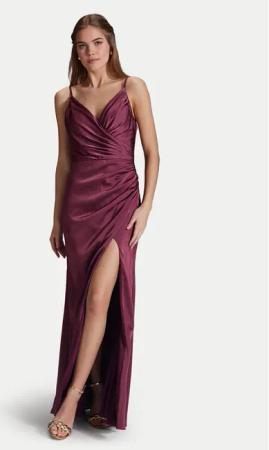 Hey Kyla Abendkleid 5AI075HK Dunkelrot Slim Fit