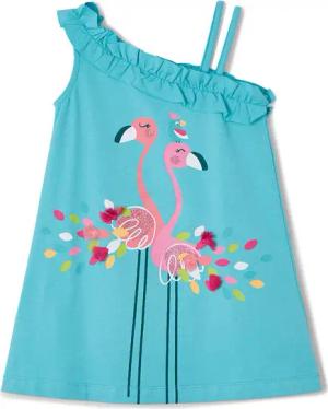 Mayoral Sommerkleid 3937 Blau Regular Fit