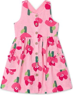 Mayoral Sommerkleid 3960 Rosa Regular Fit