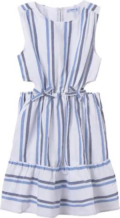 Mayoral Sommerkleid 6982 Écru Regular Fit