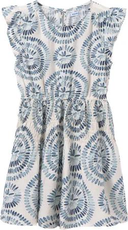 Mayoral Sommerkleid 6975 Blau Regular Fit
