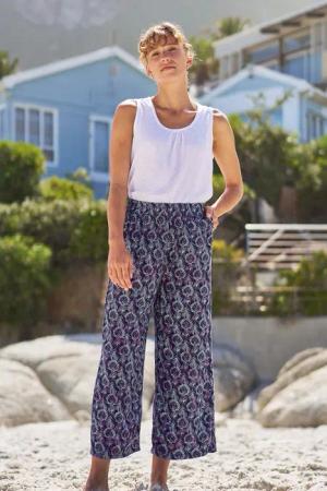 Fowey Leichte Damenhose - Marineblau