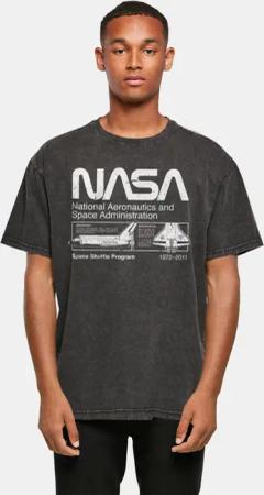 Absolute Cult Nasa - Space Shuttle Program Acid Washed Oversize Tee