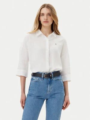 Tommy Hilfiger Hemd WW0WW46169 Weiß Loose Fit