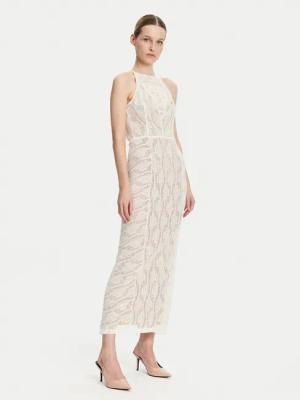 Guess Coctailkleid W5GK66 KCT80 Beige Slim Fit