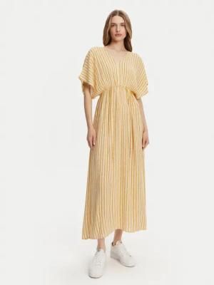Roxy Sommerkleid ERJWD03864 Gelb Regular Fit