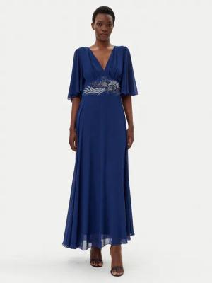 Rinascimento Abendkleid CFC0123080003 Dunkelblau Regular Fit