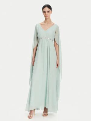 Rinascimento Abendkleid CFC0123079003 Grün Regular Fit