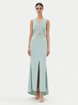 Rinascimento Abendkleid CFC0123081003 Grün Regular Fit
