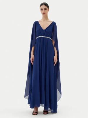 Rinascimento Abendkleid CFC0123079003 Dunkelblau Regular Fit