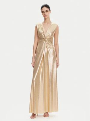 Rinascimento Abendkleid CFC0019899002 Goldfarben Regular Fit