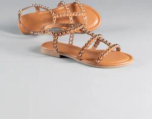 Aniston SHOES Riemchensandale, Sommerschuh, Sandale, Blockabsatz, Zierperlen - NEUE KOLLEKTION