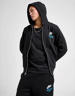Nike Authorised Full Zip Hoodie - Herren, Schwarz