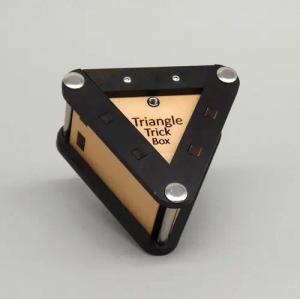 ROMBOL Denkspiele Spiel TRIANGEL TRICK BOX - edle Mystery Box, Denkspiel, Geldgeschenkbox