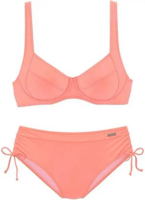 LASCANA Bügel-Bikini mit seitlich geraffter Bikinihose