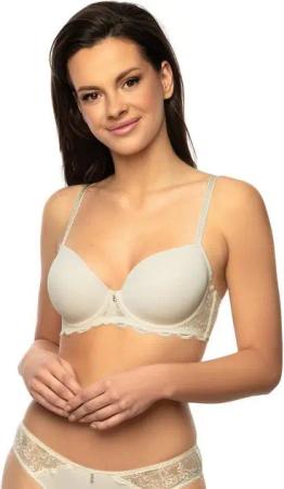 Viania Schalen-BH 224481 (1) T-Shirt BH Ava mit Bügel gefütterte Cupschalen Pearl