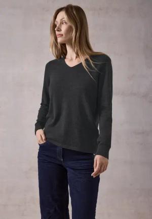 Cecil Damen Pullover in Grau, Gr: XXL