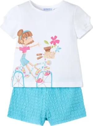Mayoral Set T-Shirt und Shorts 3211 Blau Regular Fit