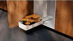 tesa KITCHEN BOTTOM PULL-OUT DET Schublade weiß 29,0 x 49,5 x 12,0 cm