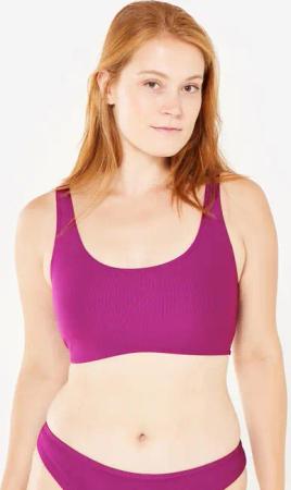 Bikini-Oberteil Damen Bustier strukturiert - Aurely lila