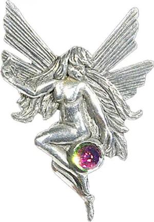 HOPLO Kettenanhänger Elfen Anhänger: Die Elfe der Freude - Elfen Feen - 32x 47mm