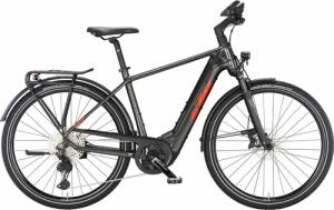KTM MACINA SPORT 720 (750 Wh), 11 Gang Kettenschaltung, Herrenfahrrad, Diamant, Modell 2024, 28 Zoll 56 cm machine grey (orange+black)
