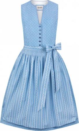 Dirndl Fina (hellblau, Gr. 38) von Stockerpoint Heimatgwand für Damen, 100% Baumwolle