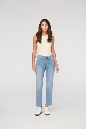Duer Damen No Sweat High Rise Slim Straight Jeans
