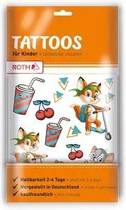 ROTH Klebetattoo Fredo & Fitzi verschiedene Motive, 32 Etiketten