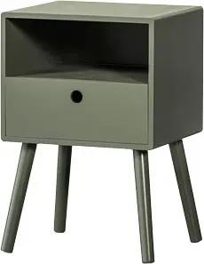 Tchibo - Woood Nachttisch »Ozzy« - 36x30x53cm - grün -