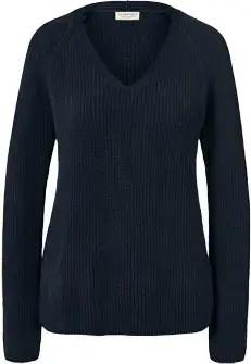 Tchibo - Strickpullover - Damen - Gr. S - dunkelblau