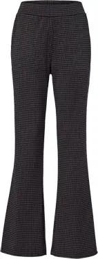 Tchibo - Schlupfhose mit Hahnentritt-Jacquard - Damen - Gr. XL - anthrazit/jacquard
