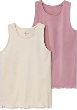 Tchibo - 2 Kinder-Tops - Gr. 158/164 - beige