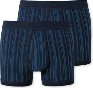 2 Schiesser Shorts in Feinripp - Herren - Gr. Xl/7 - dunkelblau